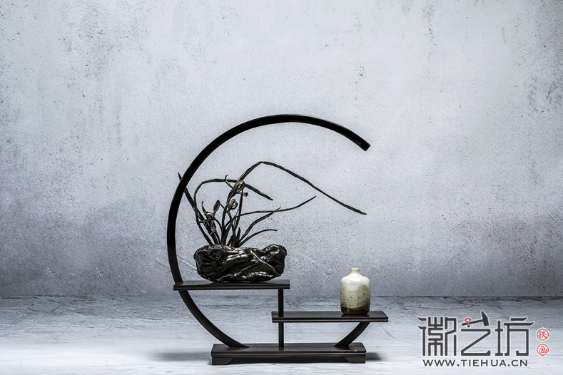 徽艺坊铁画出品—铁文房立体铁画摆件系列
